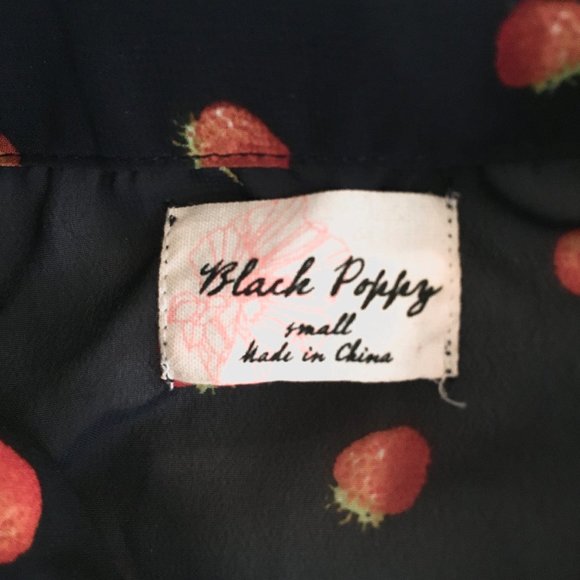 strawberry patterned button down - Picture 2 of 5